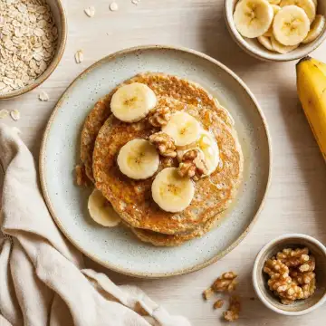 Panquecas de Aveia e Banana